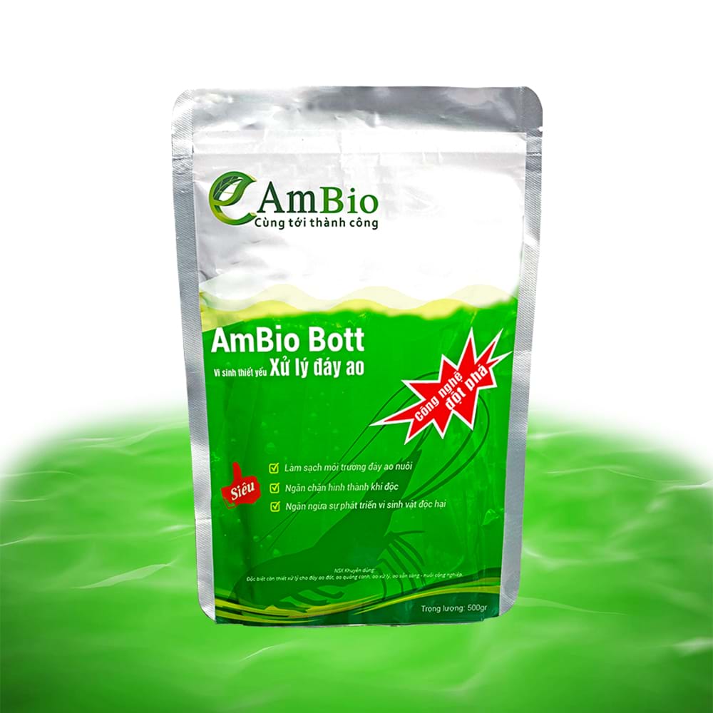  “Cách giải quyết nổi ám ảnh khí độc trong ao” thuốc AmBio Bott Plus